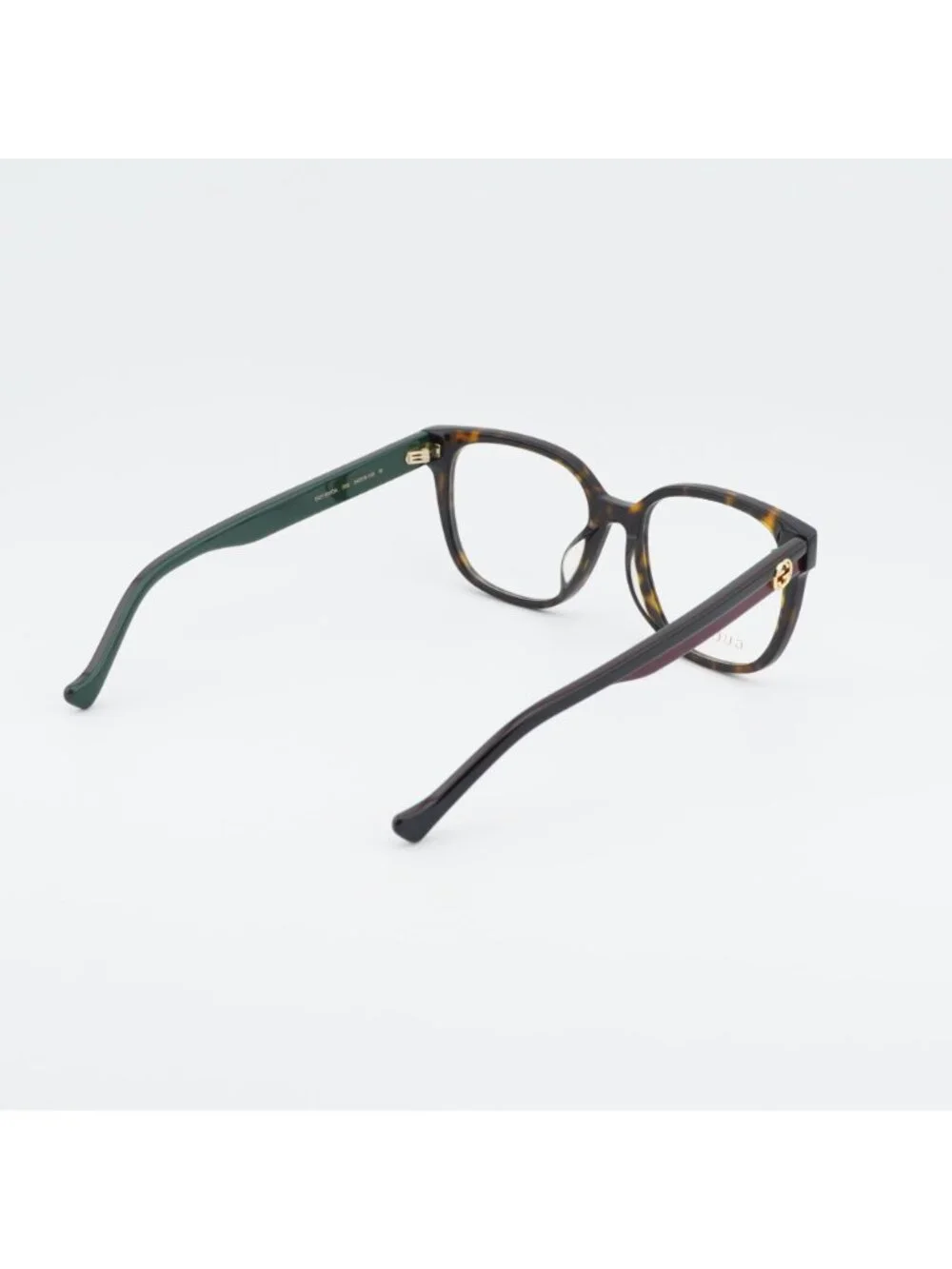 Gucci GG1305OA 002 Eyeglasses Havana 54mm Square Frame